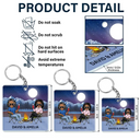 Keys To The Camper Camping Couples - Personalized Acrylic Keychain