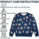 Custom Photo Best Mom Ever Funny Kids Christmas - Personalized Unisex Ugly Sweater