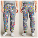 Family - Custom Photo Funny Kids Best Dad Grandpa Ever Christmas Light - Personalized Pajama Pants