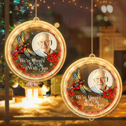 Memorial, Family - Custom Photo Memorial I'm Always With You - Personalized LED Pendant Light