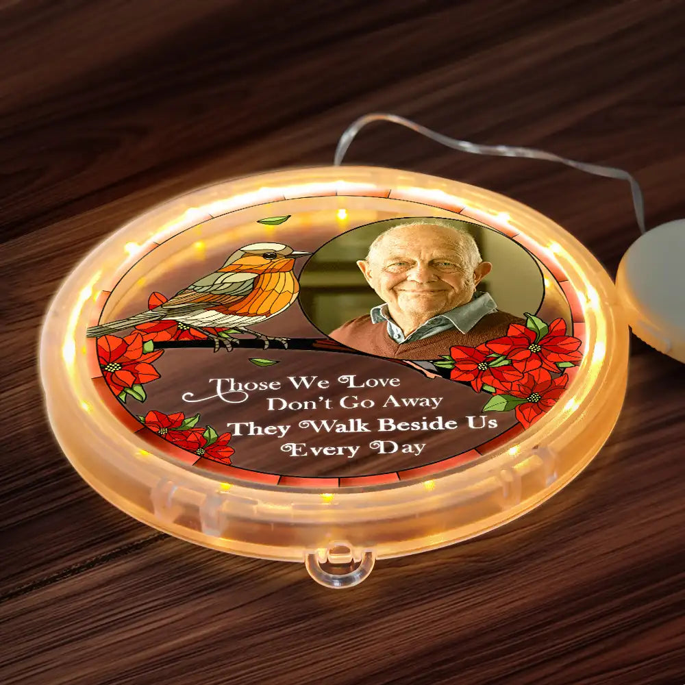 Memorial, Family - Custom Photo Memorial I'm Always With You - Personalized LED Pendant Light