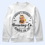 Funny,New Mom,Pregnant Mom,Gift For Mother,Gift For Wife - Mama's Boobery Brewing Co - Personalized T Shirt

