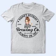 Funny,New Mom,Pregnant Mom,Gift For Mother,Gift For Wife - Mama's Boobery Brewing Co - Personalized T Shirt
