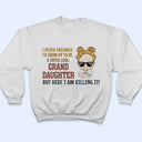 Never Dreamed I'd Grow Up To Be A Super Grandson Granddaughter - Personalized Custom T Shirt