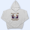 Husband Wife Best Friends For Life - Couple Gift - Personalized Custom T Shirt