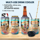We Go Together Like Drunk & Disorderly Beach Best Friends - Bestie BFF Gift - Personalized Custom Triple 3 In 1 Can Cooler