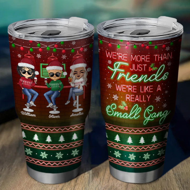 Here's To Another Year Of Bonding Over Alcohol Christmas Best Friends - Bestie BFF Gift - Personalized Custom 30 Oz Tumbler