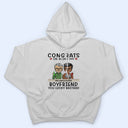 Congrats On Being My Husband Chibi - Anniversary, Vacation, Funny Gift For Couples, Family - Personalized T Shirt