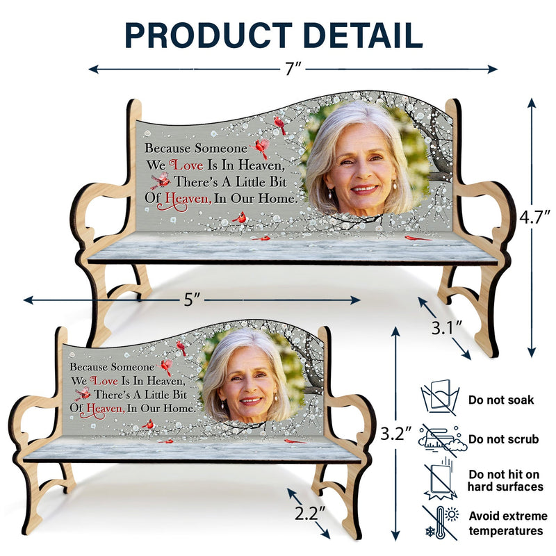 Custom Photo I'm Always With You - Memorial Gift For Family, Friends, Cat Lovers, Dog Lovers - Personalized Memorial Bench