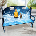 I Miss You - Memorial Gift For Cat Lovers, Dog Lovers - Personalized Memorial Bench