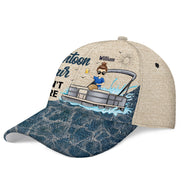 Pontoon Hair Don't Care - Gift For Pontoon Lovers, Boating Lovers - Personalized Classic Cap