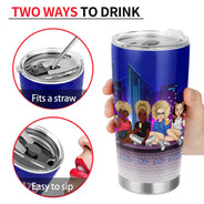 Cartoon Building Congrats On Being My Bestie - Gift For Bestie - Personalized Tumbler