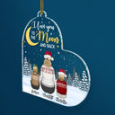 Grandma To The Moon And Back - Christmas, Gift For Grandkids, Kids - Personalized Custom Shaped Acrylic Ornament