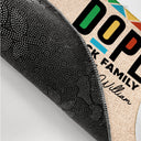 A Dope Black Family Lives Here - Gift For Family - Personalized Doormat