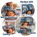 Custom Photo God Says I Am - Gift For Kids, Grandkids - Personalized Fleece Blanket, Sherpa Blanket
