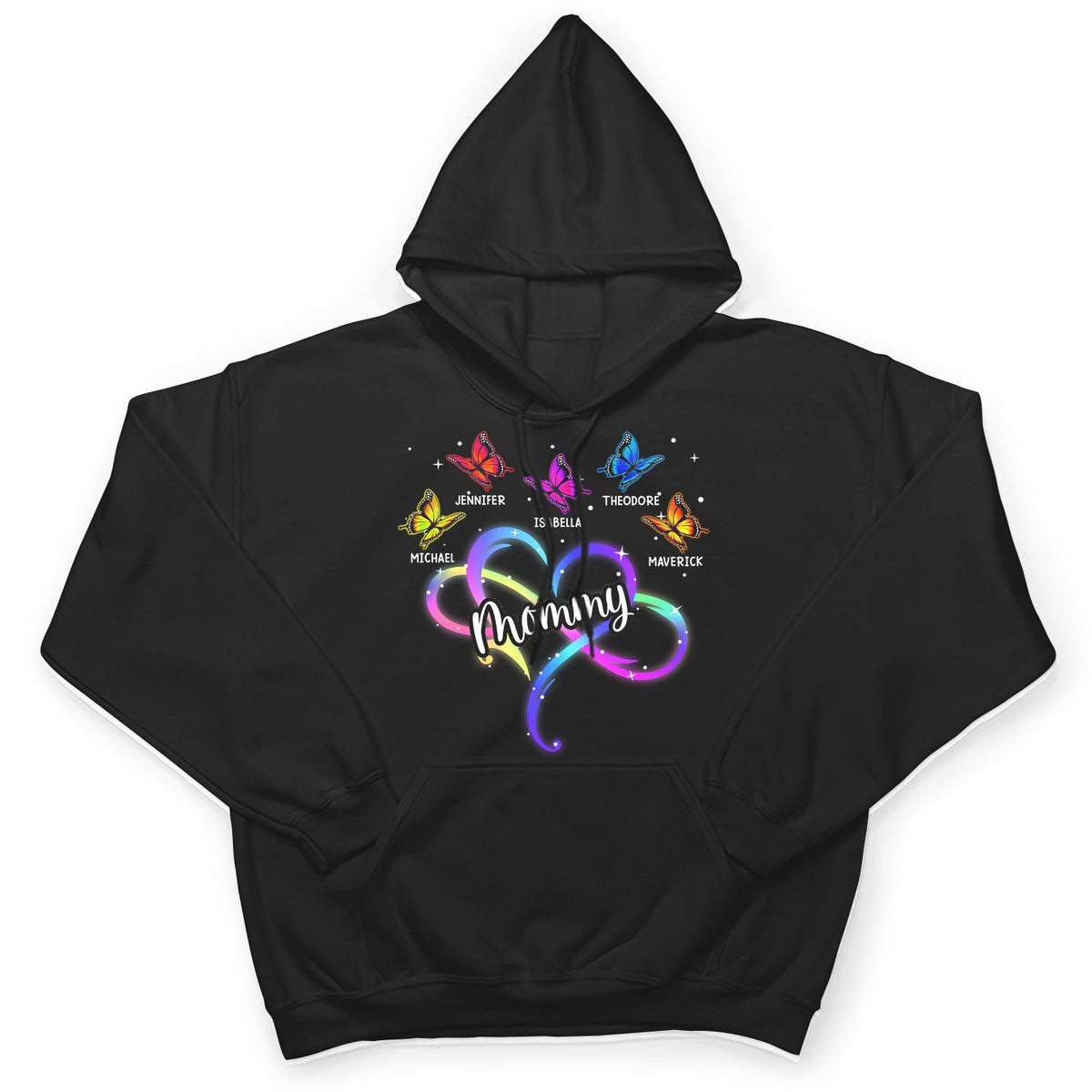 Mom Grandma Infinity Heart - Gift For Mother, Grandmother - Personalized T Shirt