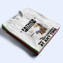 Grandpa Papa Warning May Nap Suddenly At Any Time - Personalized T Shirt