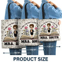 Teach Them Love Them Watch Them Grow Teacher - Personalized Zippered Canvas Bag