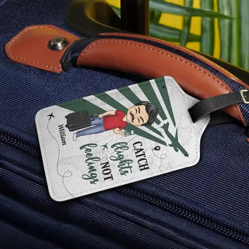 Say Yes To New Adventure - Personalized Luggage Tag