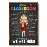 In This Classroom You Are - Personalized Poster
