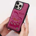 Gift For Mother,Gift For Grandma,Love - Grandma's Mom's Little Sweethearts - Personalized Leather Flip Wallet Phone Case