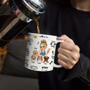 Dog Lovers,Pet Lovers,Dog Mom,Pet Mom - Best Dog Mom Puppy Love - Personalized White Edge-to-Edge Mug
