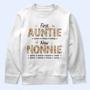 Gift For Mother, Mom - Children, Happy - First Mom Now Nana Flower Pattern - Personalized T Shirt