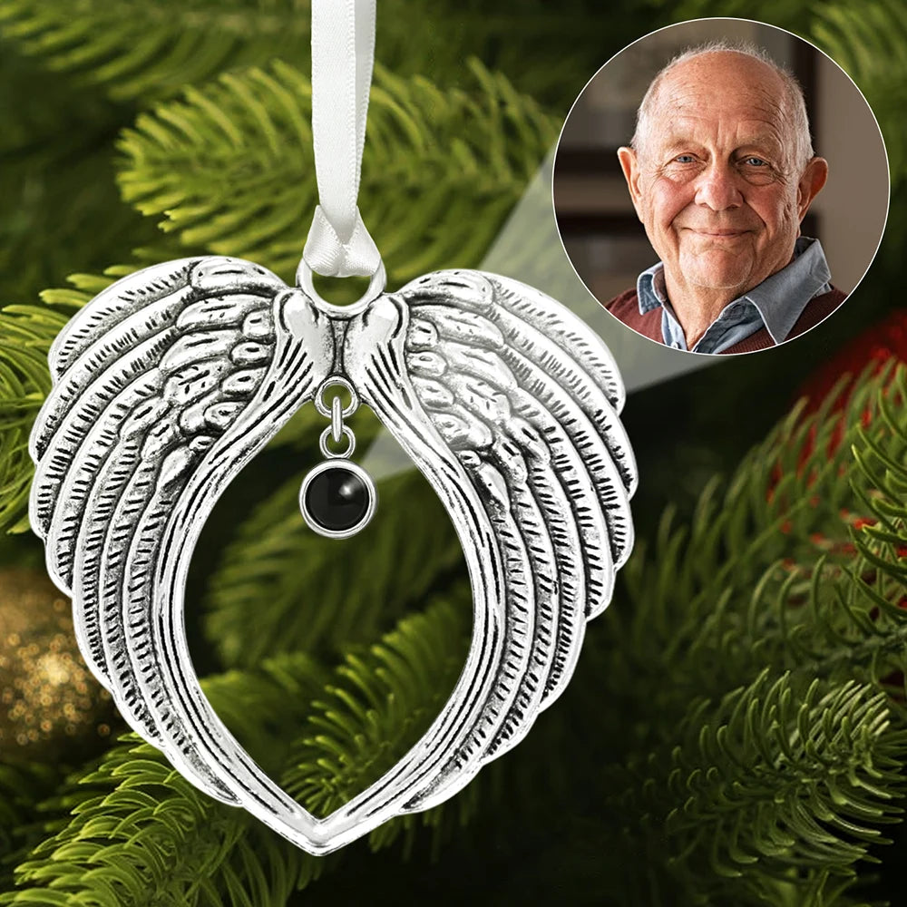 Custom Photo I'm Always With You Sympathy Memorial - Personalized Photo Projection Ornament