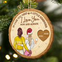 Christmas,Gift For Couples,Gift For Husband,Gift For Wife,Gift For Boyfriend,Happy - In Case You Need A Little Reminder Couple - Personalized Custom Shaped Wooden Ornament