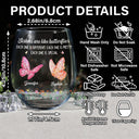 Gift For Sisters,Gift For Bestie,Love - Sisters Are Like Butterflies Each One Is Beautiful - Personalized Stemless Wine Glass