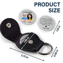 Dad,Daughters (Adult),Gift For Daughter,Mom,Love,Gift For Mother - How Special You Are Mom Daughter Dad Daughter - Personalized Leather Pocket Hug