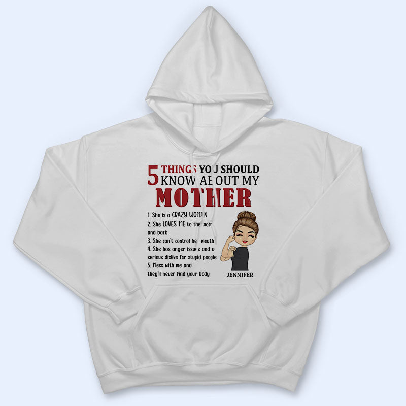 5 Things You Should Know About Grandma Mom Aunt - Mother Gift - Personalized Custom T Shirt