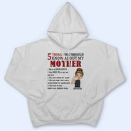 5 Things You Should Know About Grandma Mom Aunt - Mother Gift - Personalized Custom T Shirt