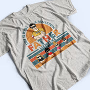 Family A Really Cool Grandpa Looks Like - Father Gift - Personalized Custom T Shirt