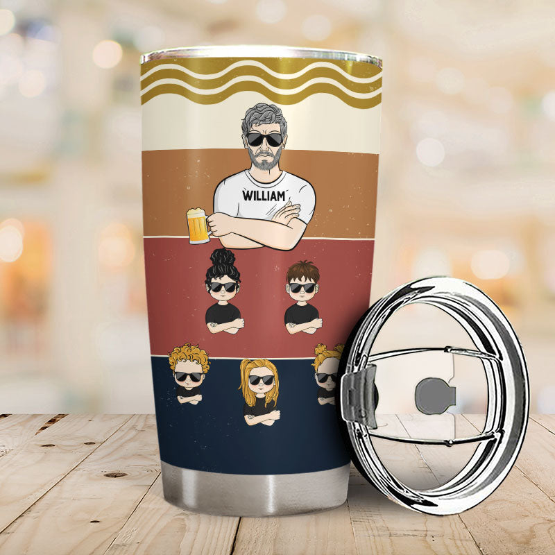 They Call Me Grandpa Dad - Father Gift - Personalized Custom Tumbler