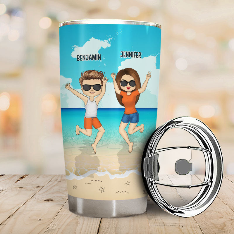 Best Friends We Just Thought We Were Having Fun - Gift For Bestie - Personalized Custom Tumbler