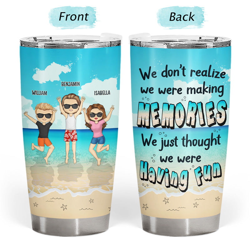 Best Friends We Just Thought We Were Having Fun - Gift For Bestie - Personalized Custom Tumbler