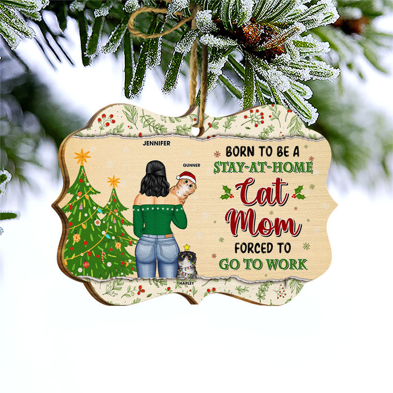 We're Too Cute For The Naughty List - Christmas Gift For Cat Lovers - Personalized Custom Wooden Ornament