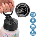 Be A Unicorn In A Field Of Horses - Gift For Kids, Back To School Gift - Personalized Kids Water Bottle