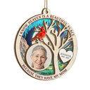 Custom Photo I Know Heaven Is A Beautiful Place - Christmas, Memorial Gift - Personalized Suncatcher Ornament