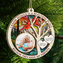 Custom Photo I Know Heaven Is A Beautiful Place - Christmas, Memorial Gift - Personalized Suncatcher Ornament