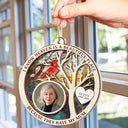 Custom Photo I Know Heaven Is A Beautiful Place - Christmas, Memorial Gift - Personalized Suncatcher Ornament