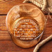 Gift For Husband, Gift For Wife, Gift For Women, Gift For Men, Gift For Mother, Gift For Father, Retirement, Beach, Summer, Gift For Yourself - A Wise Man Once Said  - Personalized Engraved Whiskey Glass