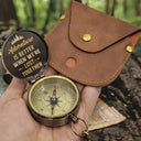 Gift For Couples,Old Couples,Gift For Husband,Gift For Wife,Gift For Boyfriend,Gift For Girlfriend,Happy - Adventure Partners For Life - Personalized Engraved Brass Compass