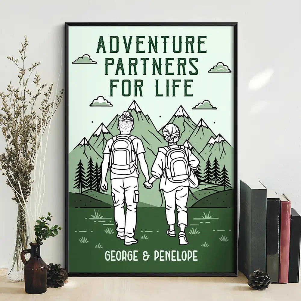 Adventure Partners For Life - Personalized Poster
