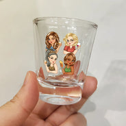 Gift For Yourself, Gift For Women, Gift For Bestie - Alcohol Won't Solve Your Problems But It Is Worth A Shot - Personalized Shot Glass