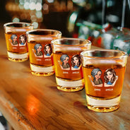 Gift For Yourself, Gift For Women, Gift For Bestie - Alcohol Won't Solve Your Problems But It Is Worth A Shot - Personalized Shot Glass