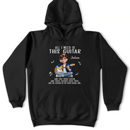 Gift For Women,Gift For Men,Gift For Yourself,Happy,Guitar - All I Need Is This Guitar - Personalized T Shirt