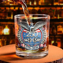 Gift For Brothers,Happy,America 250th,Independence Day - America 250 Anniversary Brother Hand Punch - Personalized Whiskey Glass