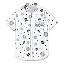 America 250th,Independence Day,Summer,Family,Proud,Custom Text - America 250 Freedom Feels Like Summer - Personalized Hawaiian Shirt